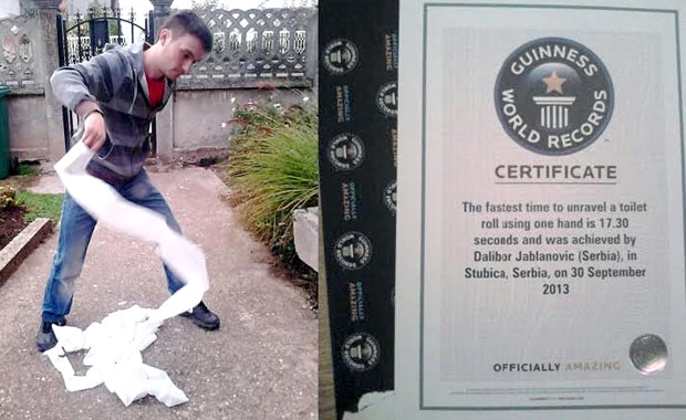 СВЕТСКИ ПРВАК У 10 ГИНИСОВИХ ИЗАЗОВА: Далибор Јаблановић рекорде обарао чак 25 пута!